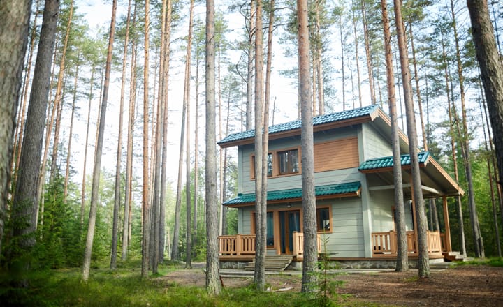 la casa ideal de tus sueños en un bosque
