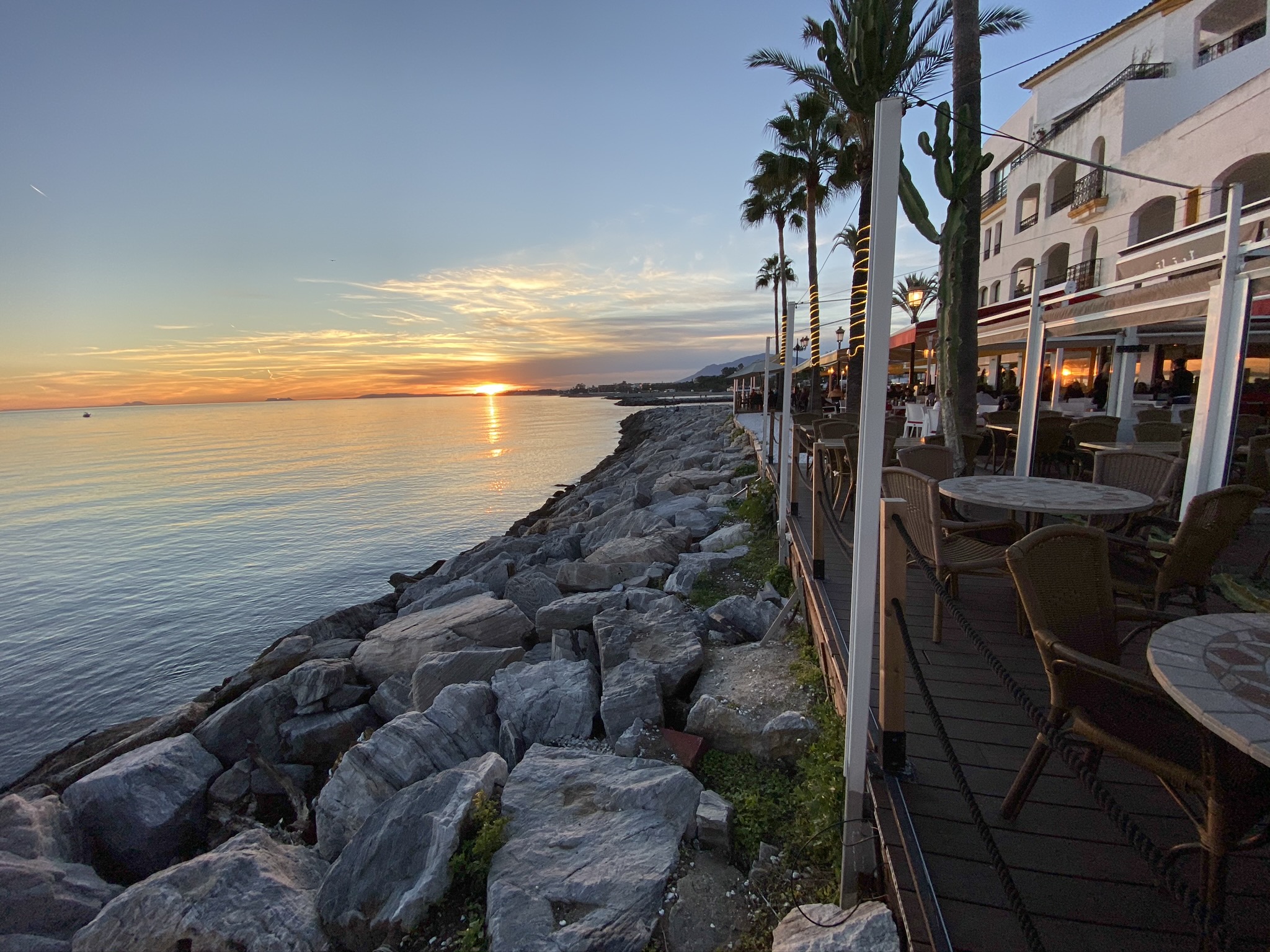 Atardecer en Marbella